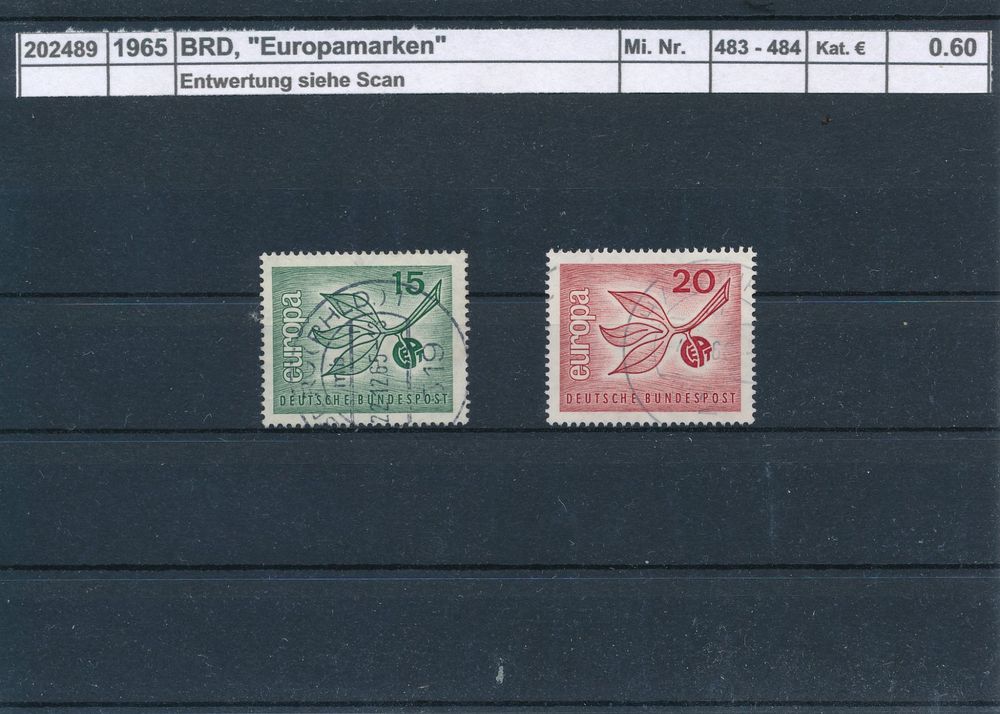 1965 BRD, Europamarken Kaufen auf Ricardo