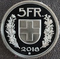 5 Franken 2018 stgl. / aus Münzsatz