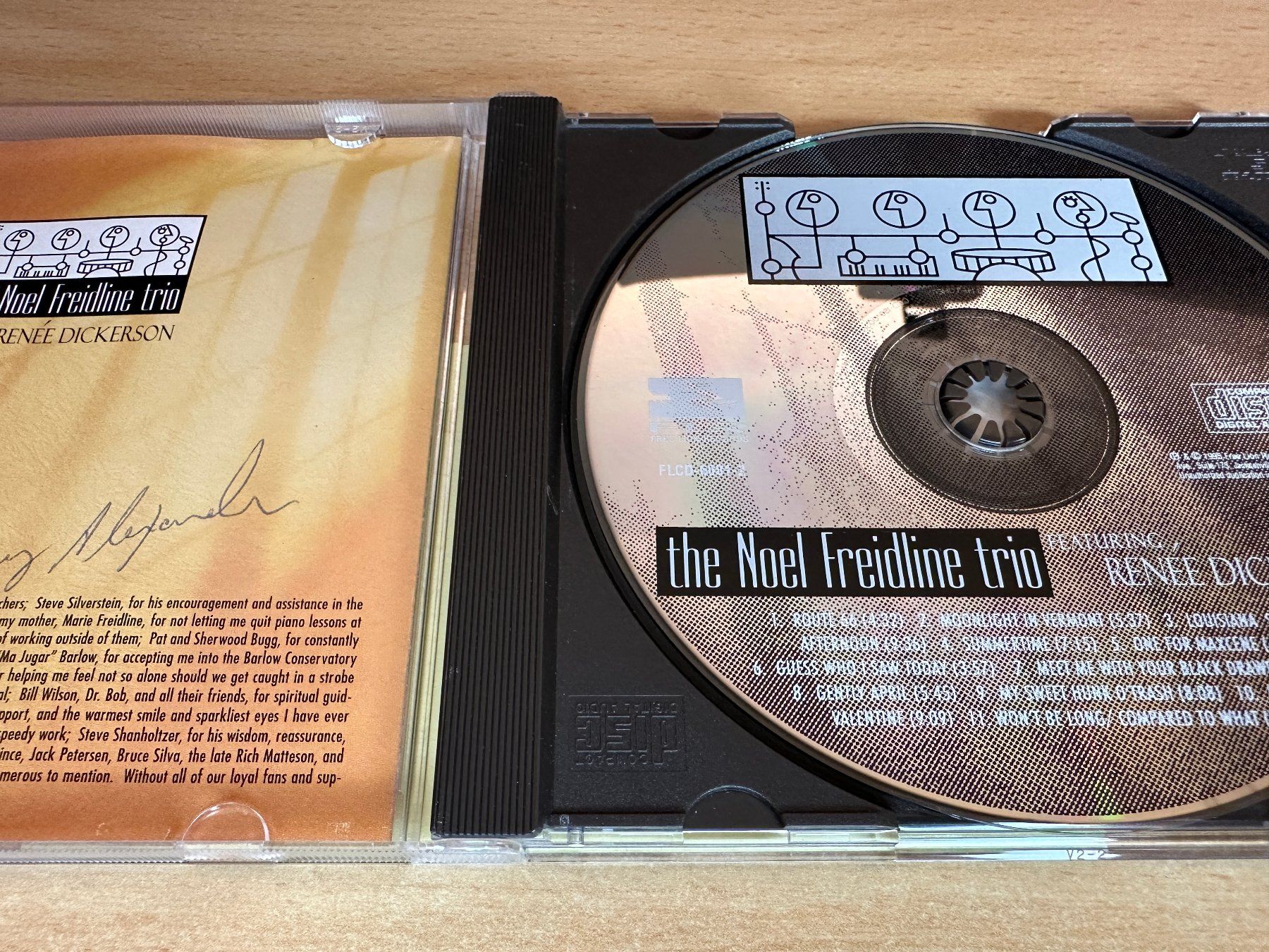 CD: Noel Freidline Trio Featuring Renée Dicker - One For Maxcene – Usato da Rikon im Tösstal venduto da Alpenmutz 2