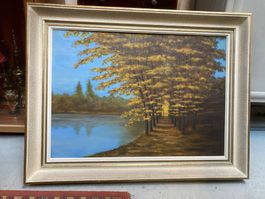Ölgemälde  " Herbst "