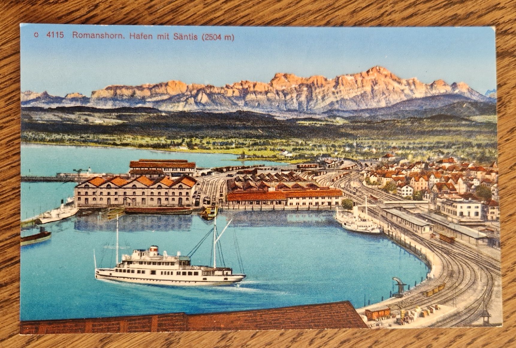 Cartoline postali: Hafen Romanshorn – Usato da Ebikon venduto da Donar50