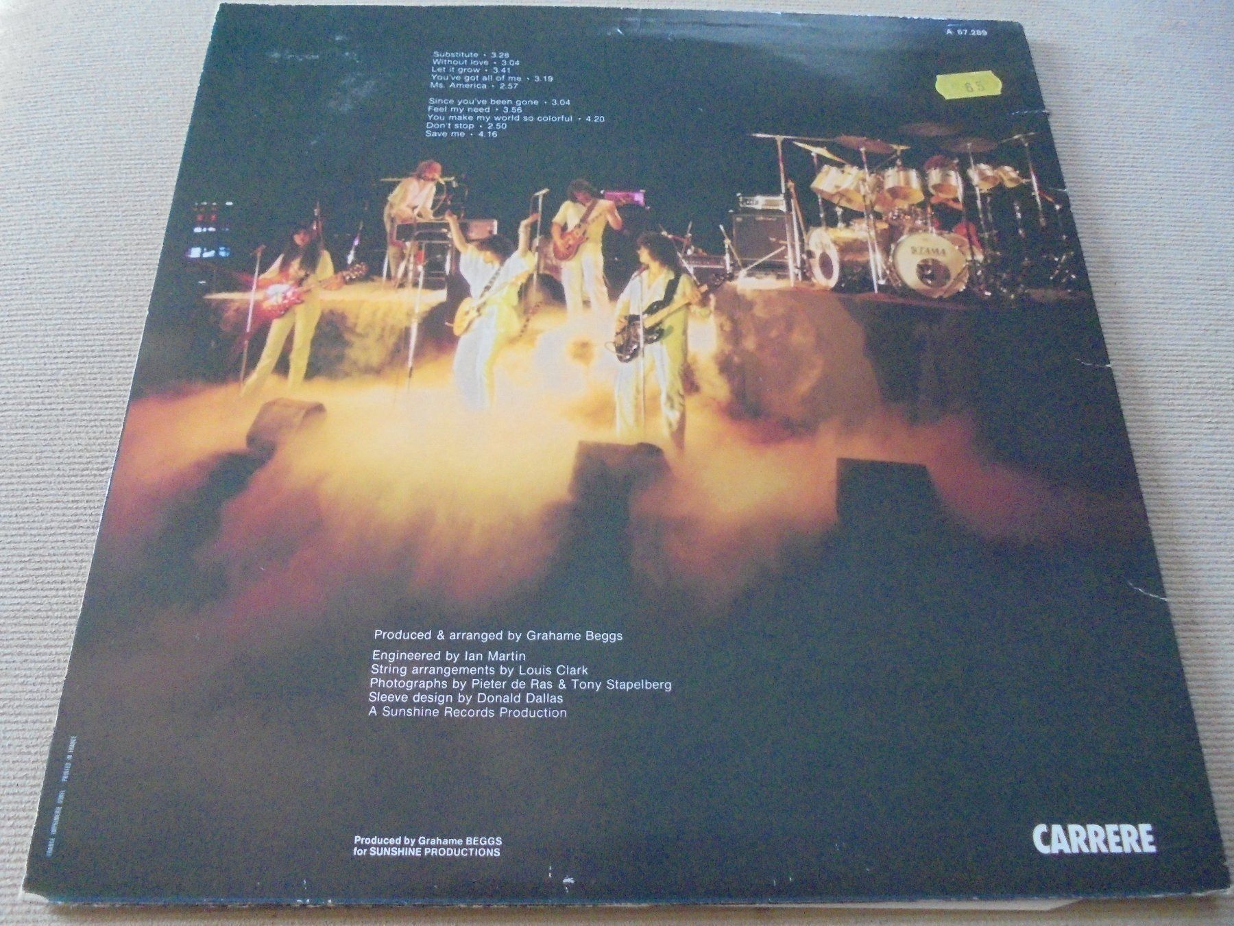 Dischi in vinile: CLOUT " Substitute " LP France 1978 – Usato da Crissier venduto da Promopost 1