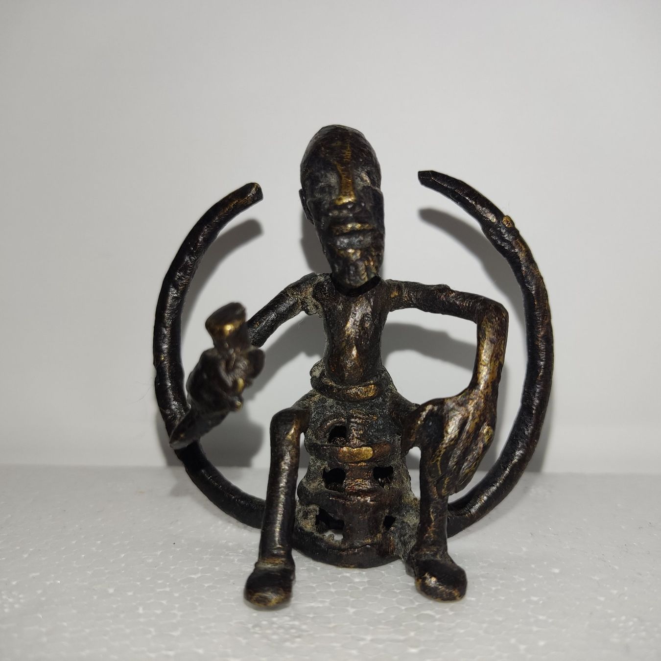Statuette: Dogon König Figur, 6,5 cm Hoch – Usato da Rieden SG venduto da res1291 4
