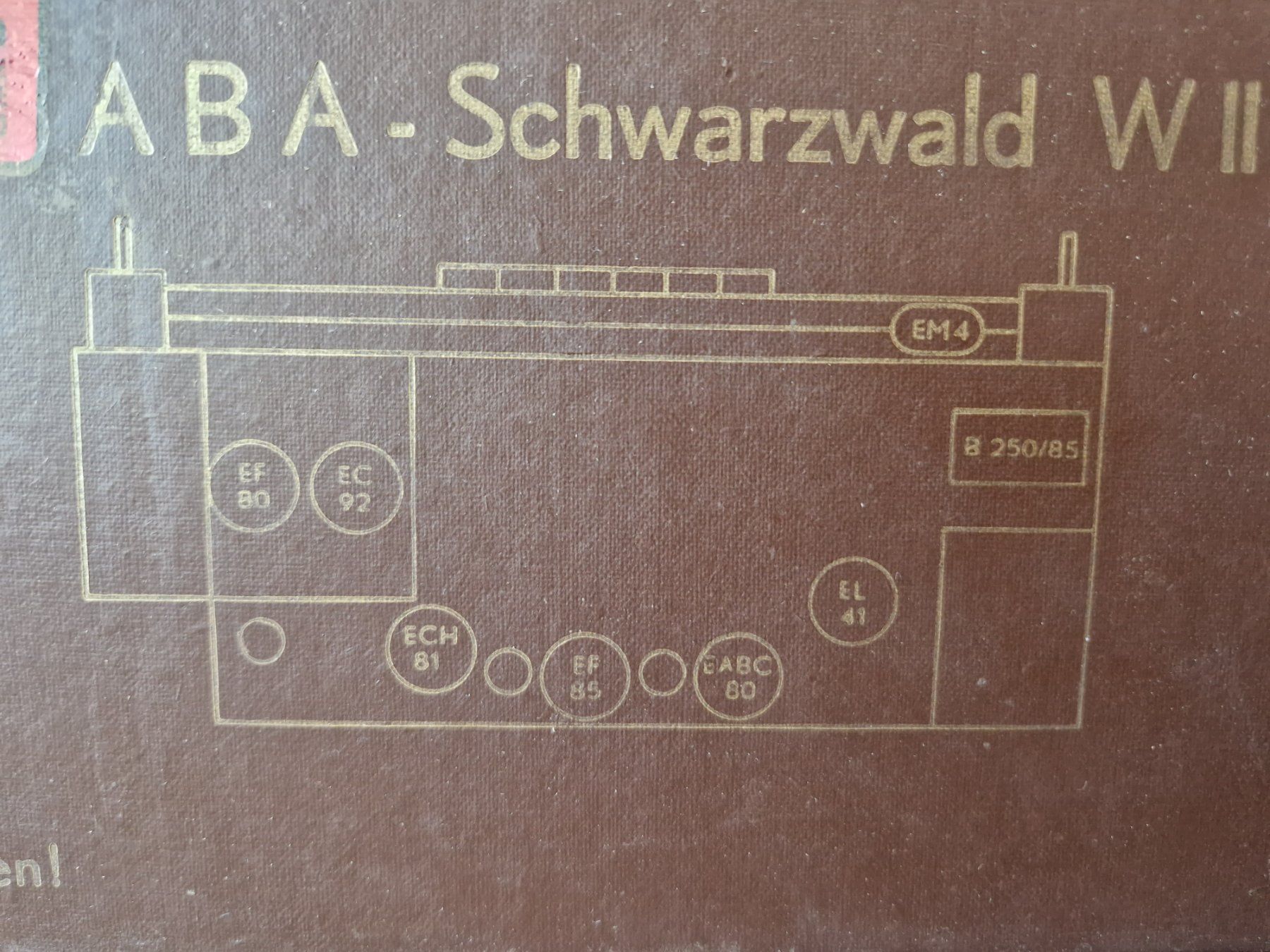 Radio: SABA Schwarzwald WII – Usato da Einsiedeln venduto da Radiofreund 2