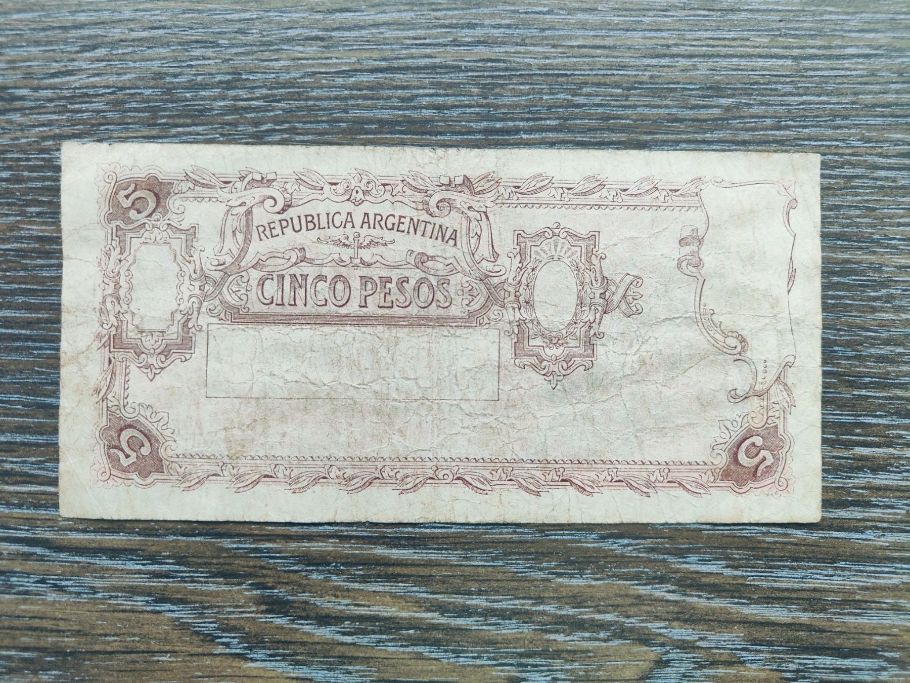 Billets de banque: Argentinien 5 Pesos L.1947 !!!!!!!! – D'occasion à Flaach par Lonzo99 1