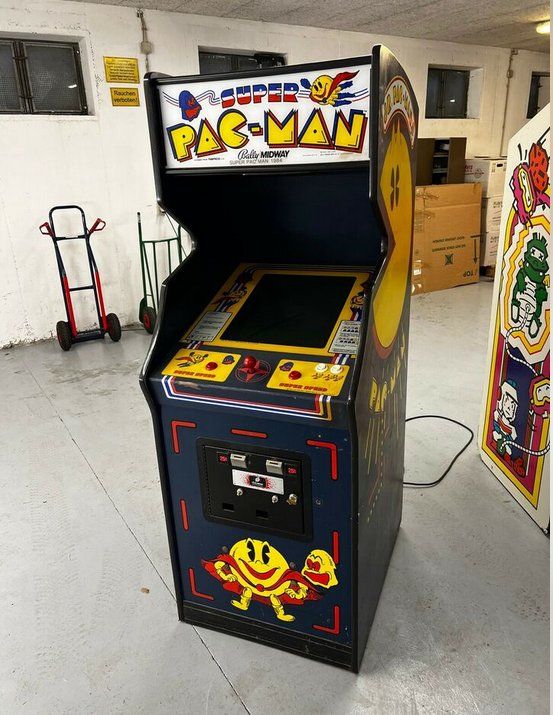Original 1982 Arcade Automat Midway Super Pac-Man | Acheter sur Ricardo