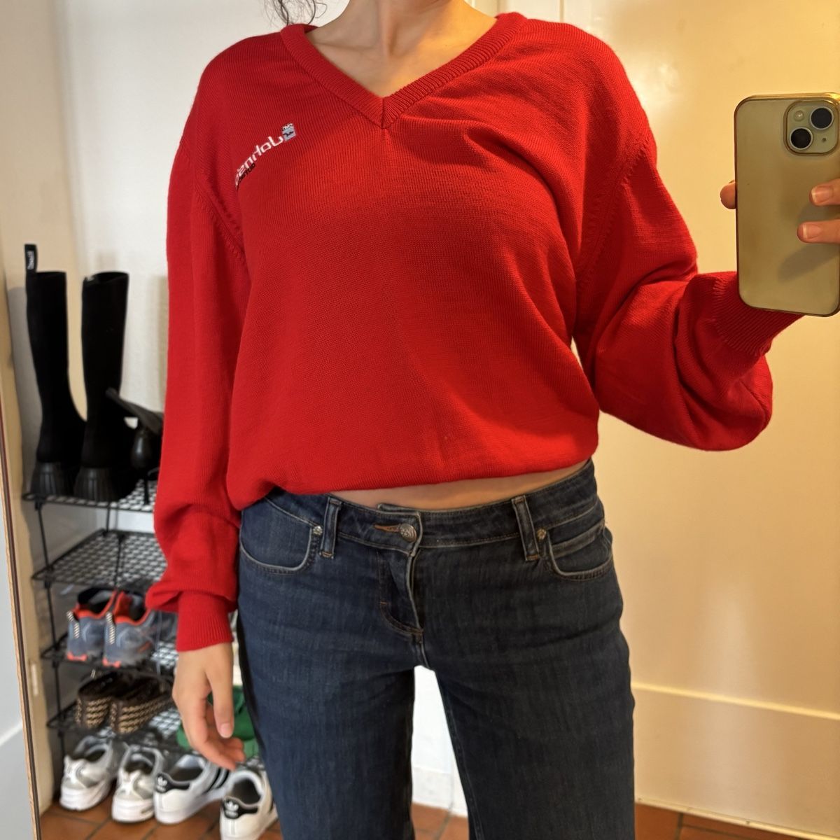 Maglioni & Felpe: Wollpullover rot Grösse L – Usato da Zürich venduto da nnsn