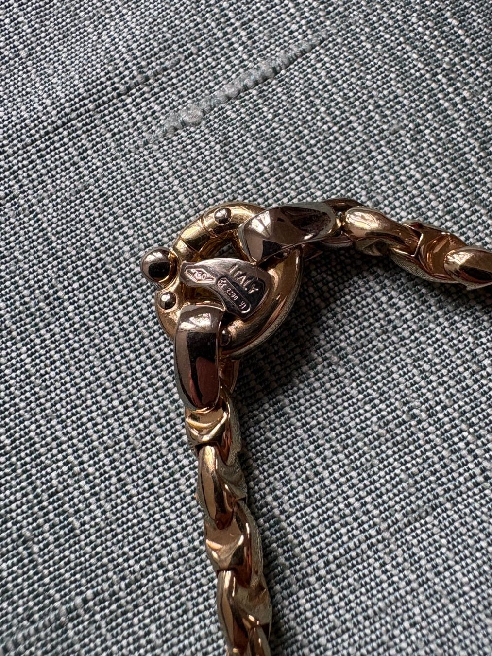 Catenine: Collana Barakà in oro giallo 750 – Usato da Lugano venduto da Ru_Le 2