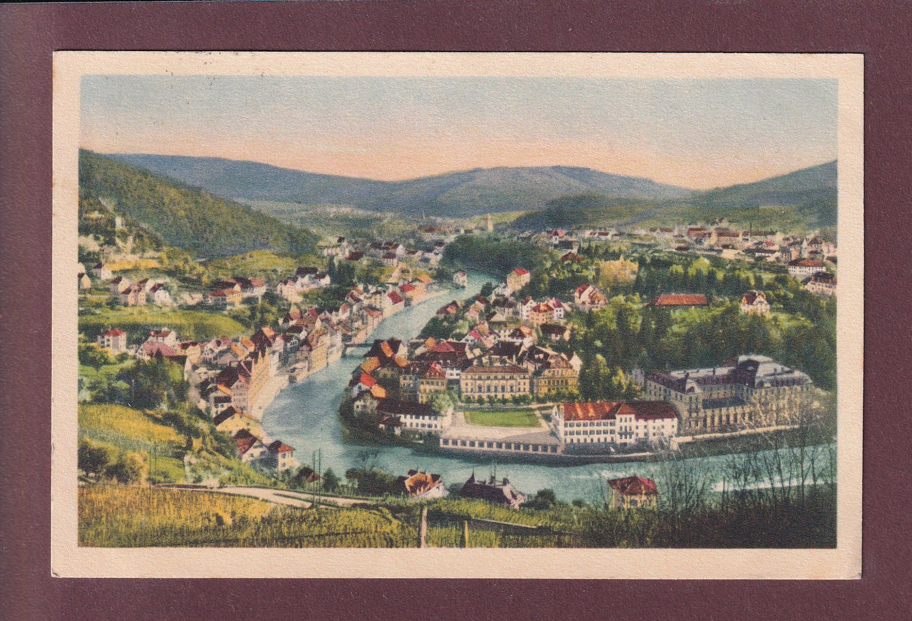 Cartoline postali: BADEN - 1922 – Usato da Pully venduto da nicecards