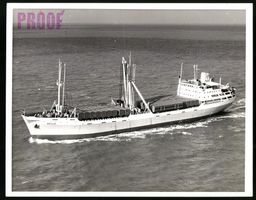 Fotografie Frachtschiff Bellis hat Eisen