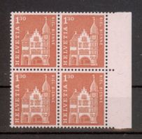 1963, Ergänzungswerte Baudenkmäler, Viererblock **