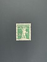 1927 Tellknabe mit Armbrust grün sämisch 7 1/2 Rp 171 ʘ