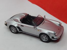 Porsche 911 Speedster Cabrio 1988 -silber - solido