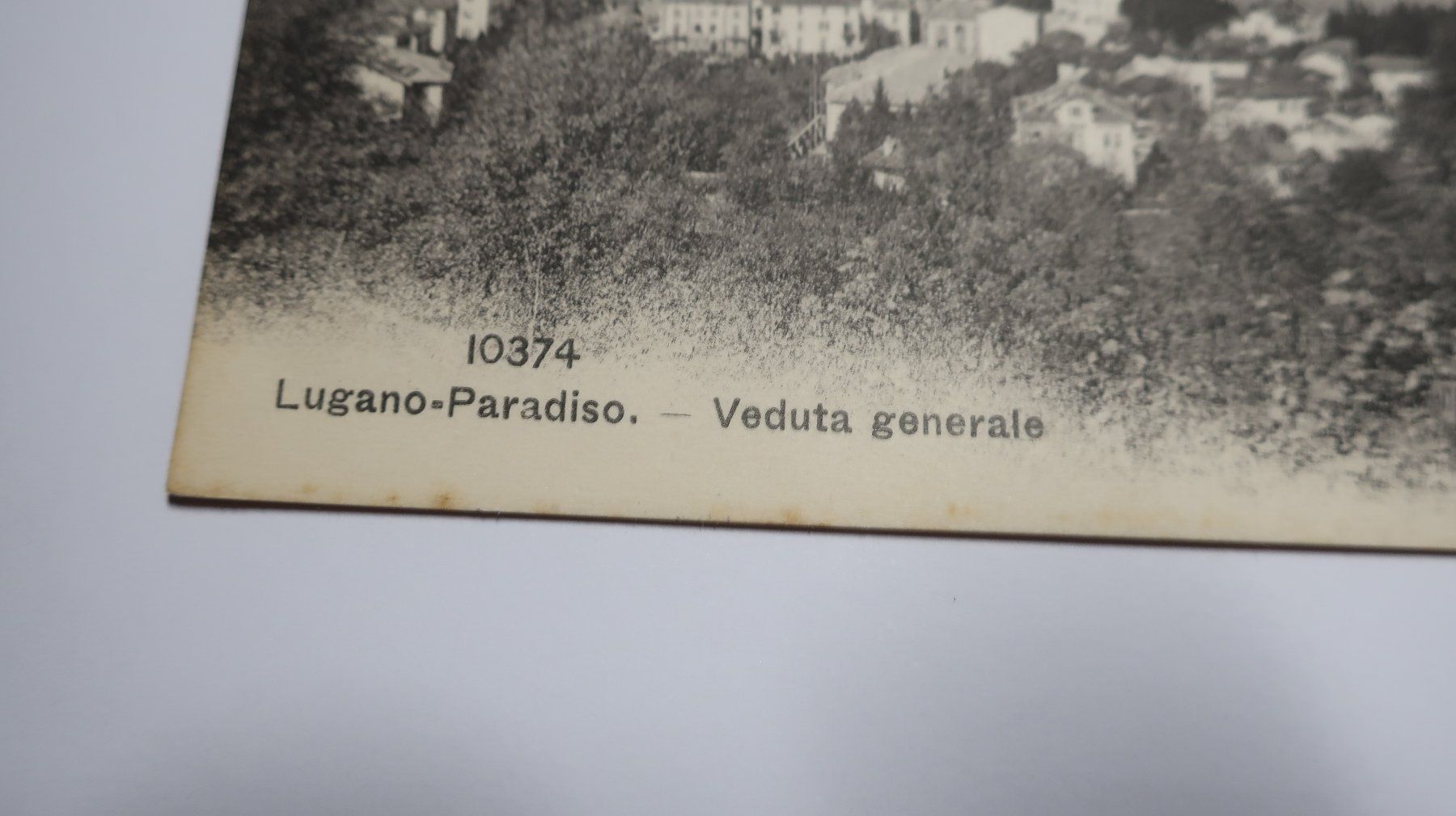 Ansichtskarten: Lugano - Paradiso - Veduta generale – Gebraucht aus Cormoret von Pascalll2001 2