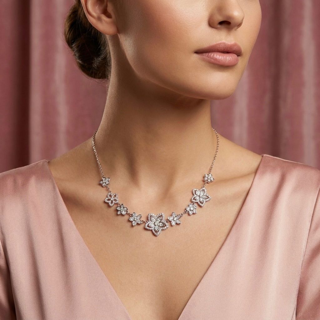 Catenine: Collier Rosée Impériale – Nuovo e nell'imballaggio originale da St-Maurice venduto da Sandrinette123 1