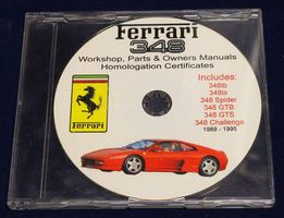 Ferrari 348 Workshop, Parts & Owners Manuals 2