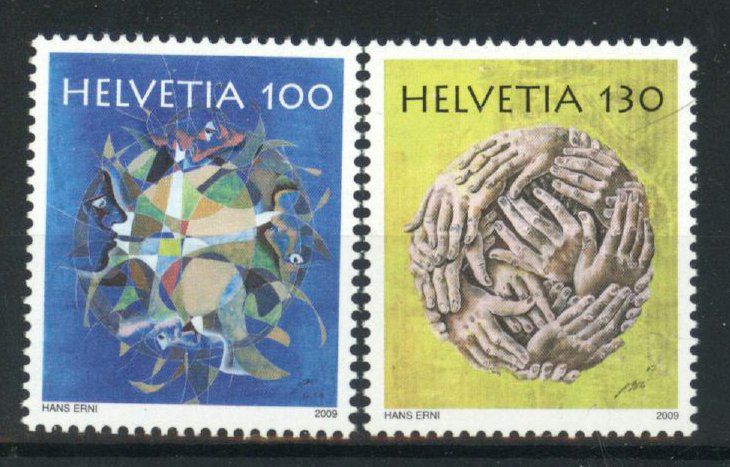 Tutti i francobolli: 2009, Sondermarken Hans Erni ** – Usato da Willisau venduto da Vollstempel