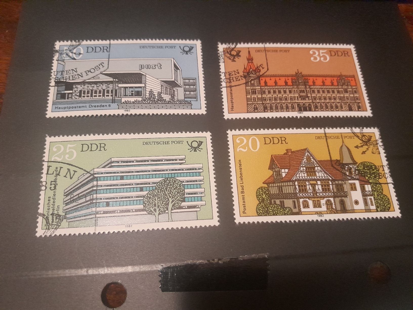 Tutti i francobolli: DDR offices de poste 1982 – Usato da Marly venduto da globetrotter1723