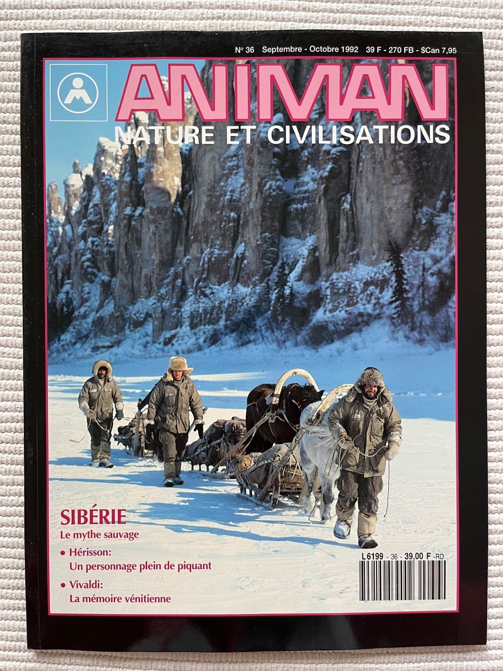 Riviste & Magazine: Animan Nr.36; Sibérie, Hérisson, Vivaldi – Usato da Zürich venduto da Gurkis