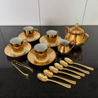 Mocha-Set, Espresso-Set, Porcelaine de Paris, Limoges