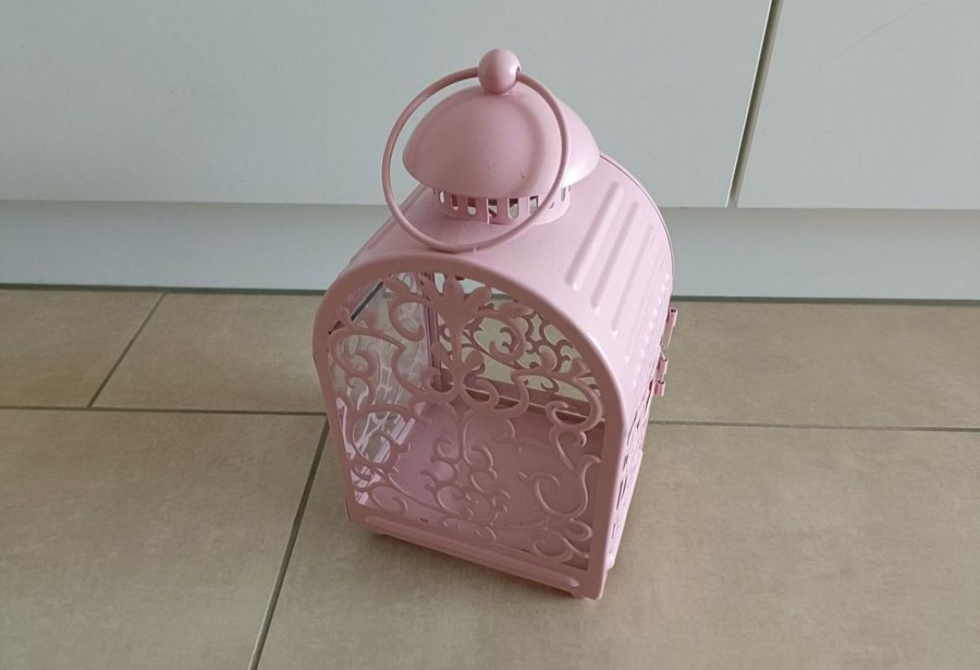 Laternen: romantische Laterne in rosa – Gebraucht aus Oberrieden von smarties949