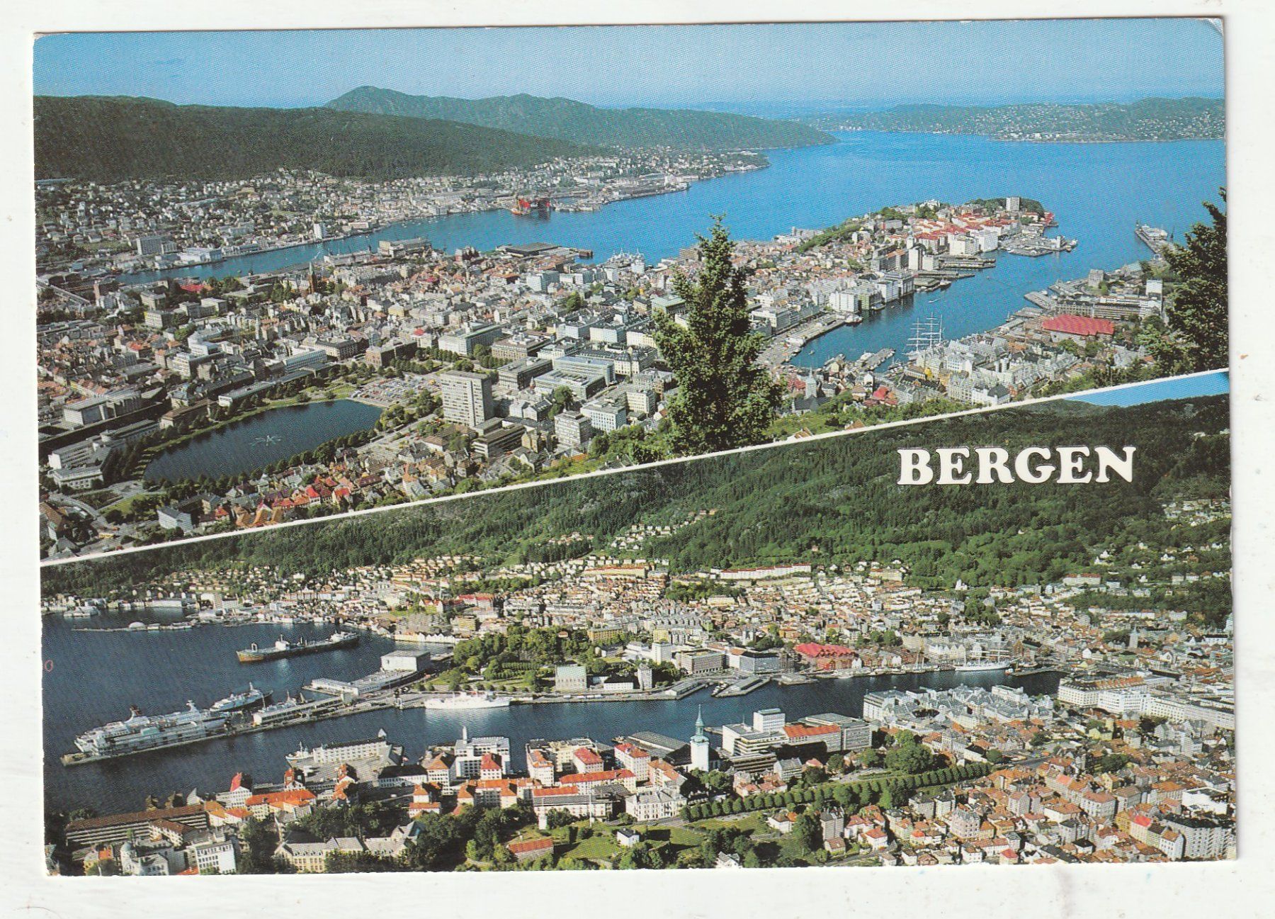 Cartoline postali: Bergen – Usato da Lumbrein venduto da made02