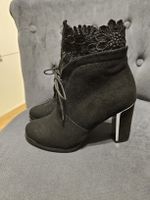 bottines noires T.38