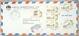 TR68 Enveloppe Grand Format Bahamas 1967