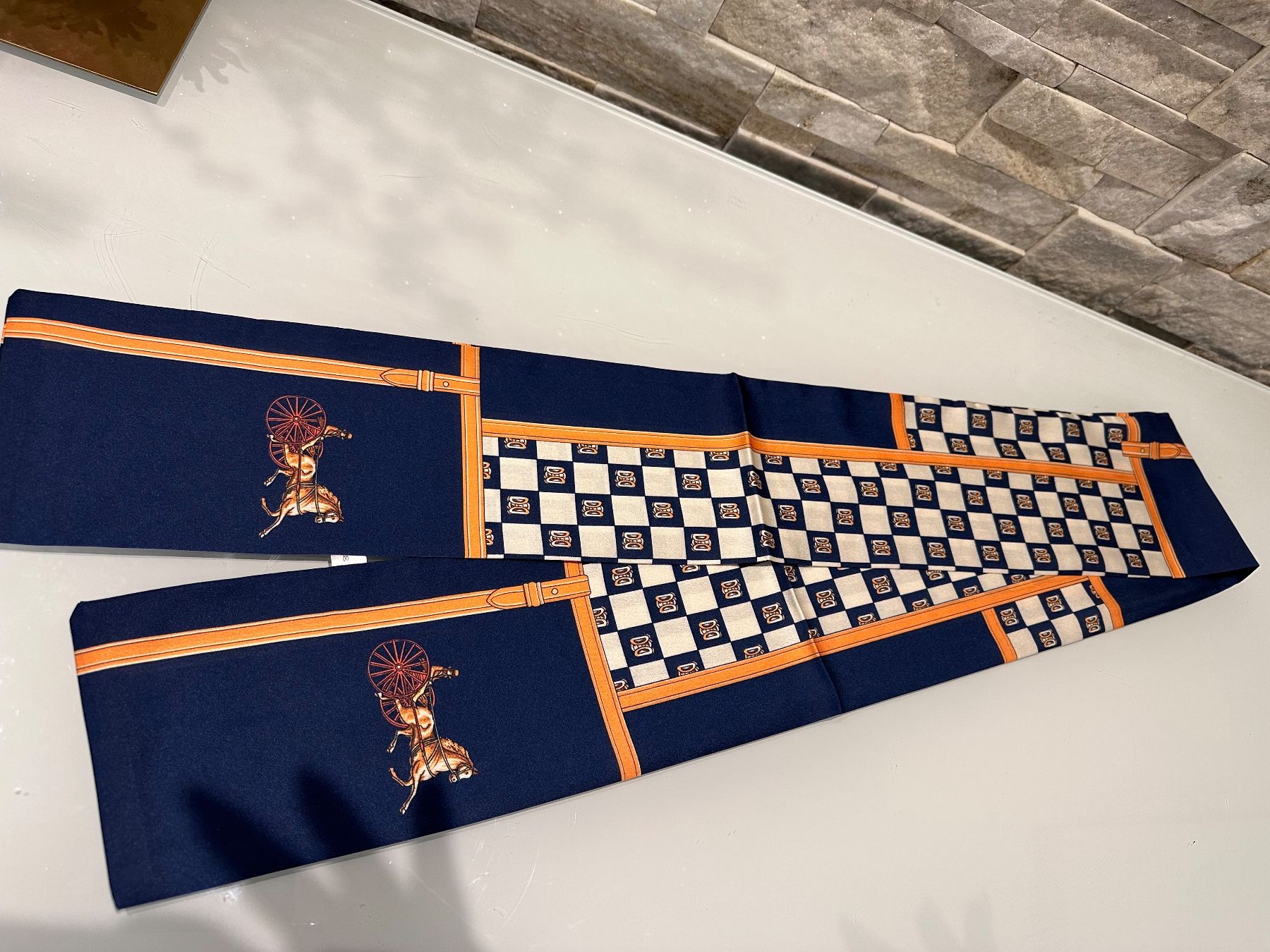 Foulard & Sciarpe: Lässiges Twilly – Nuovo e nell'imballaggio originale da Hittnau venduto da LuxAndMore 2