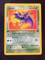 Pokemon -   1 Edition  Karte Fossil   ZUbat