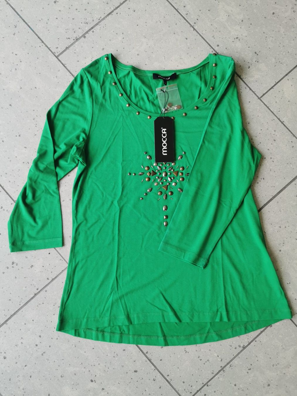 Pulls & Sweat-shirts: Grüner dünner Pulli, Gr. M, Mocca – Neuf avec emballage d'origine à Malters par Wahni81