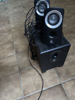 Subwoofer & speakers Logitech/ natel adaptor