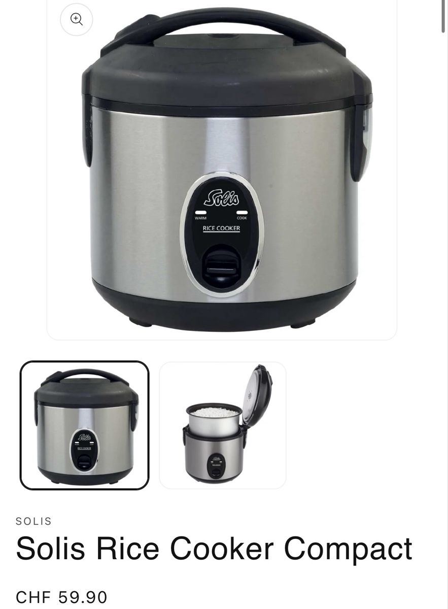 Solis Küchengeräte: Solis Rice Cooker – Gebraucht aus Boll von stellabee