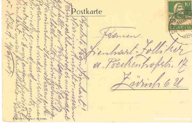 Ansichtskarten: Emmenmatt - Kurhaus Moosbad 1924 – Gebraucht aus Emmenbrücke von teestube 1