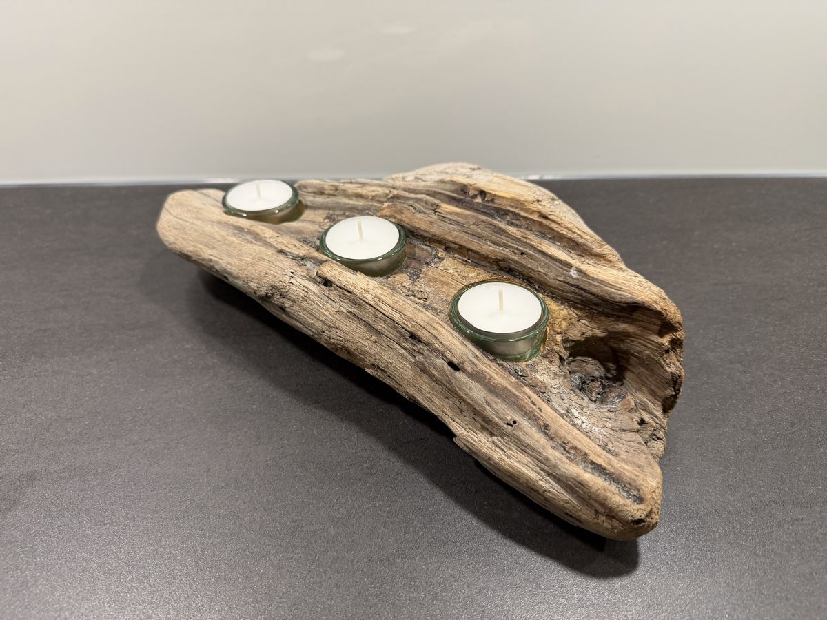 Tutte le decorazioni: Schwemmholz mit Kerzen – Nuovo e nell'imballaggio originale da Winterthur venduto da Pilzchen 9