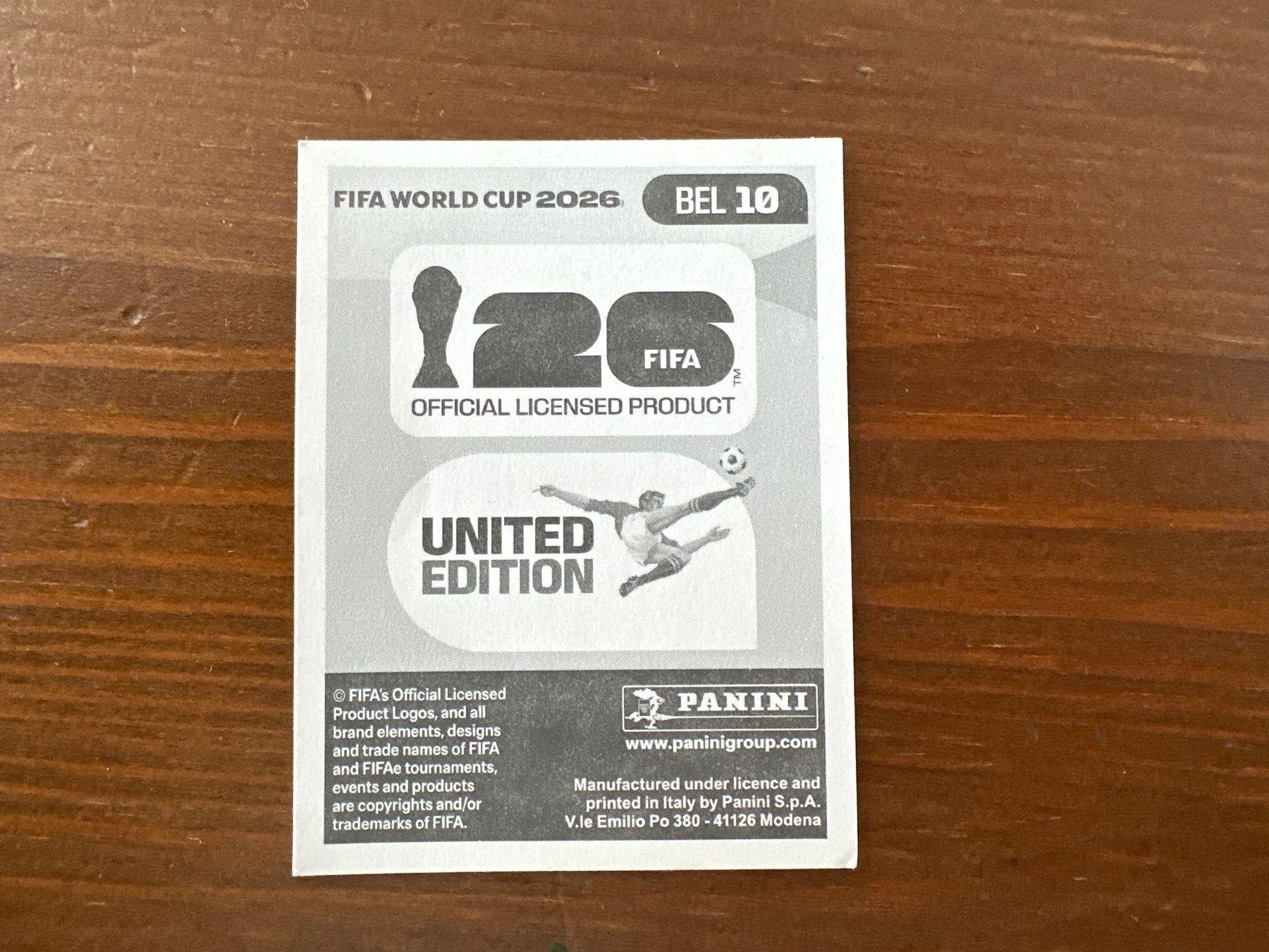 Panini Carte collezionabili: Panini BEL 10 FIFA World Cup 2026 – Nuovo e nell'imballaggio originale da Würenlos venduto da gtvlady_82 1