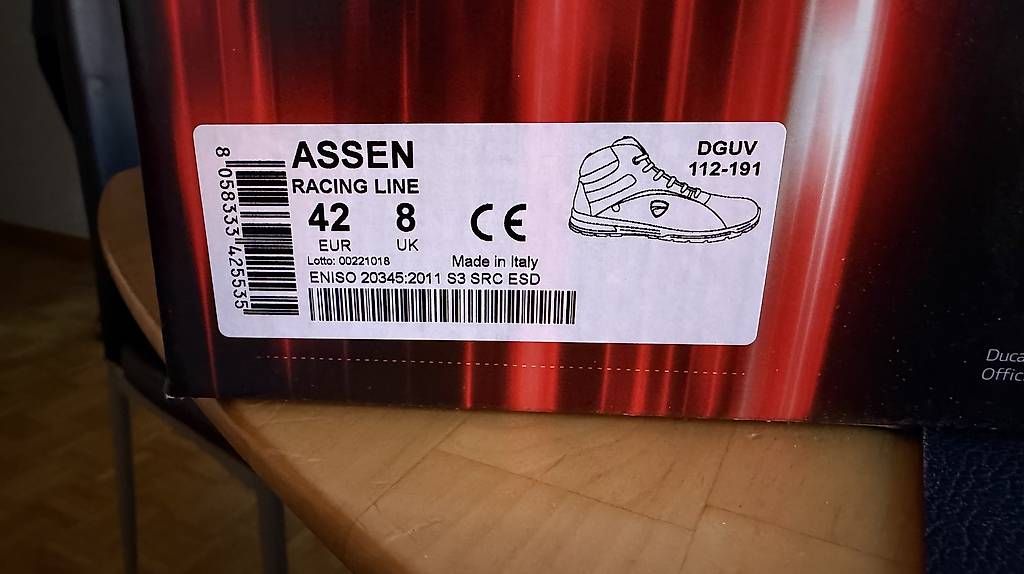 Scarpe da uomo: Ducati arbeits Schuhe  – Usato da Fehraltorf venduto da Cris25m 3