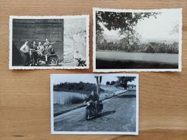 3 alte orig. Fotos Motorräder