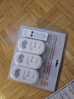 3er Set Funksteckdosen Casa Control mit Fernbedienung