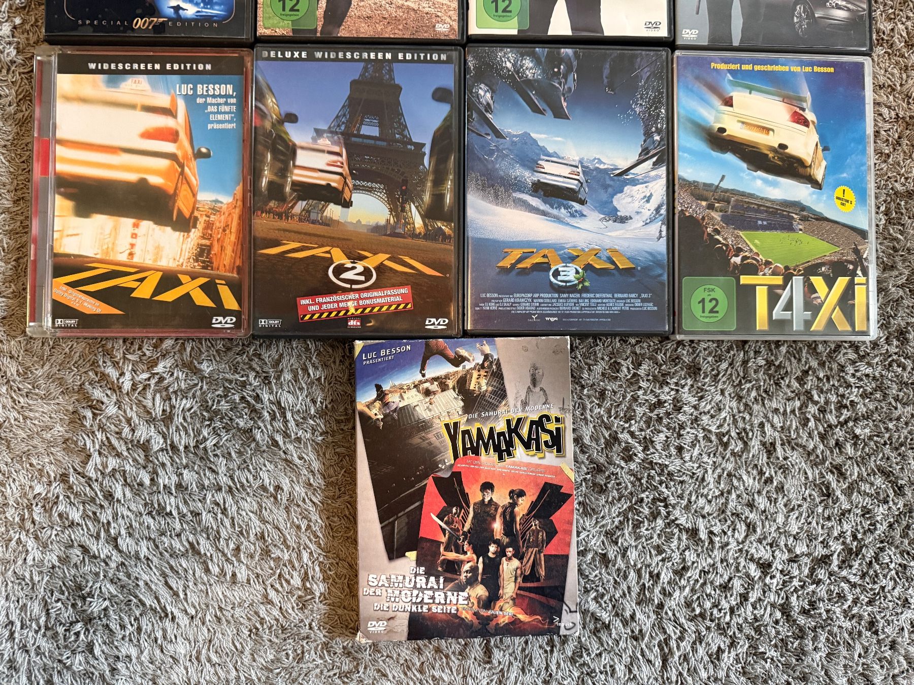Tutti i DVDs: Actionfilme 007, Taxi usw. – Usato da Rüeterswil venduto da dvo_y9vg 2