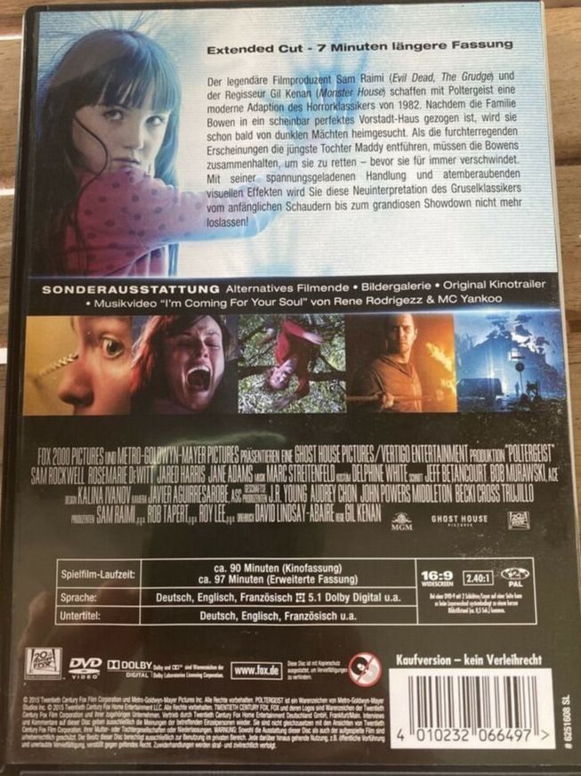 Tutti i DVDs: Poltergeist  (Extended Cut)        '2015 – Usato da St. Gallen venduto da elk2021 3