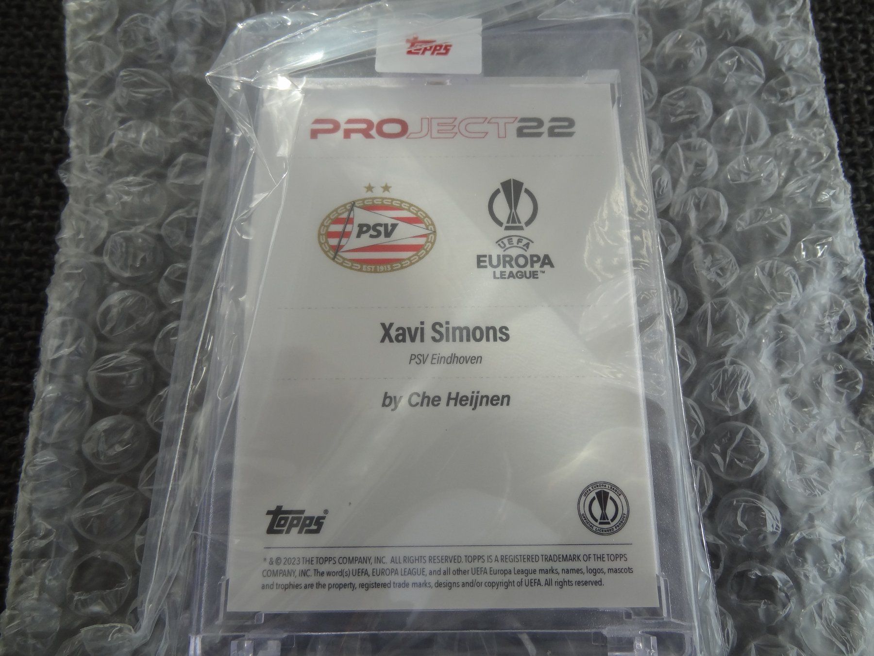 Topps Carte collezionabili: topps Project 22 XAVI Simons Trading Card – Nuovo e nell'imballaggio originale da Lyss venduto da Famicom 1