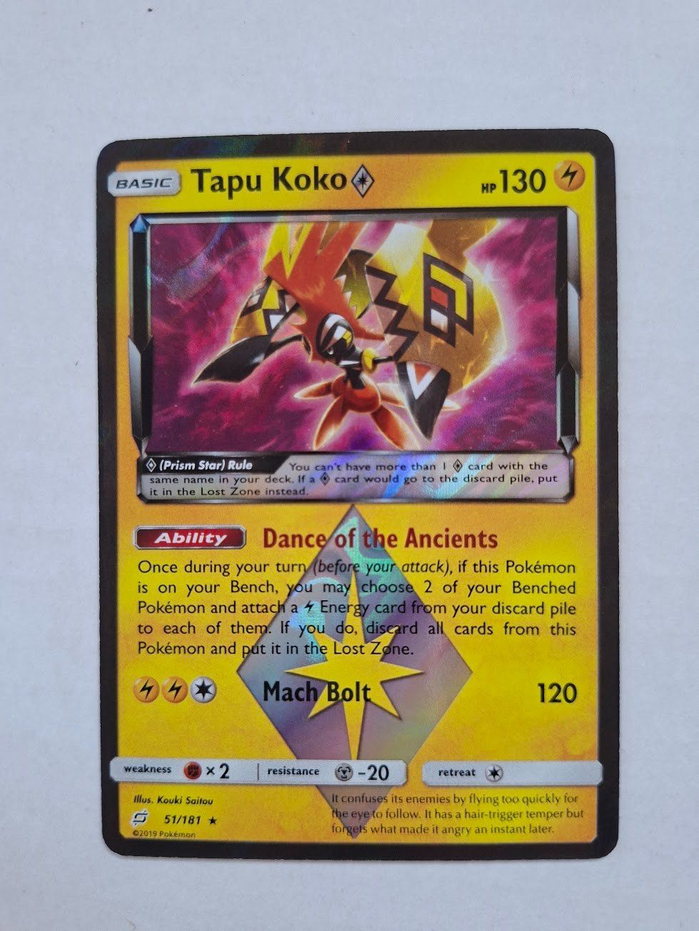 Pokémon Sammelbilder & Trading cards: Ditto Prism Star / Tapu Koko Prism Star / Thunder Mountain – Gebraucht aus Degersheim von Fjeda 3