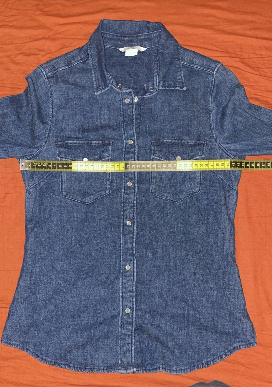 H&M Camicette: Jeans-Hemd Slim-Fit und elastisch von H&M – Usato da Winterthur venduto da GrobyK 7