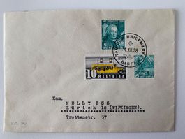 1938 Tag der Briefmarke schönes Brieflein mit Vignette