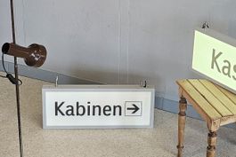 Lightbox KABINEN Leuchtbox 15 Volt Ladeneinrichtung Shop
