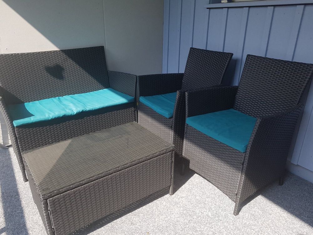 Rattan Lounge / Sitzgruppe Balkon Kaufen auf Ricardo