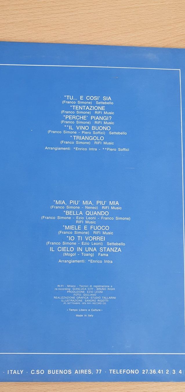 Dischi in vinile: 3 vinyles italiens – Usato da Moutier venduto da mai_pq7w 4