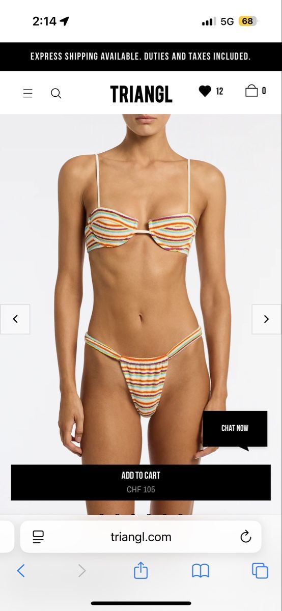 Costumi da bagno & Bikini: Triangl Bikini Pink Gr. M – Nuovo e nell'imballaggio originale da Bern venduto da tii-time 2