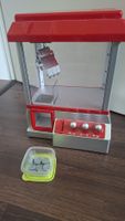 Greifautomat Spielzeug rot silber mit Spielmunzen